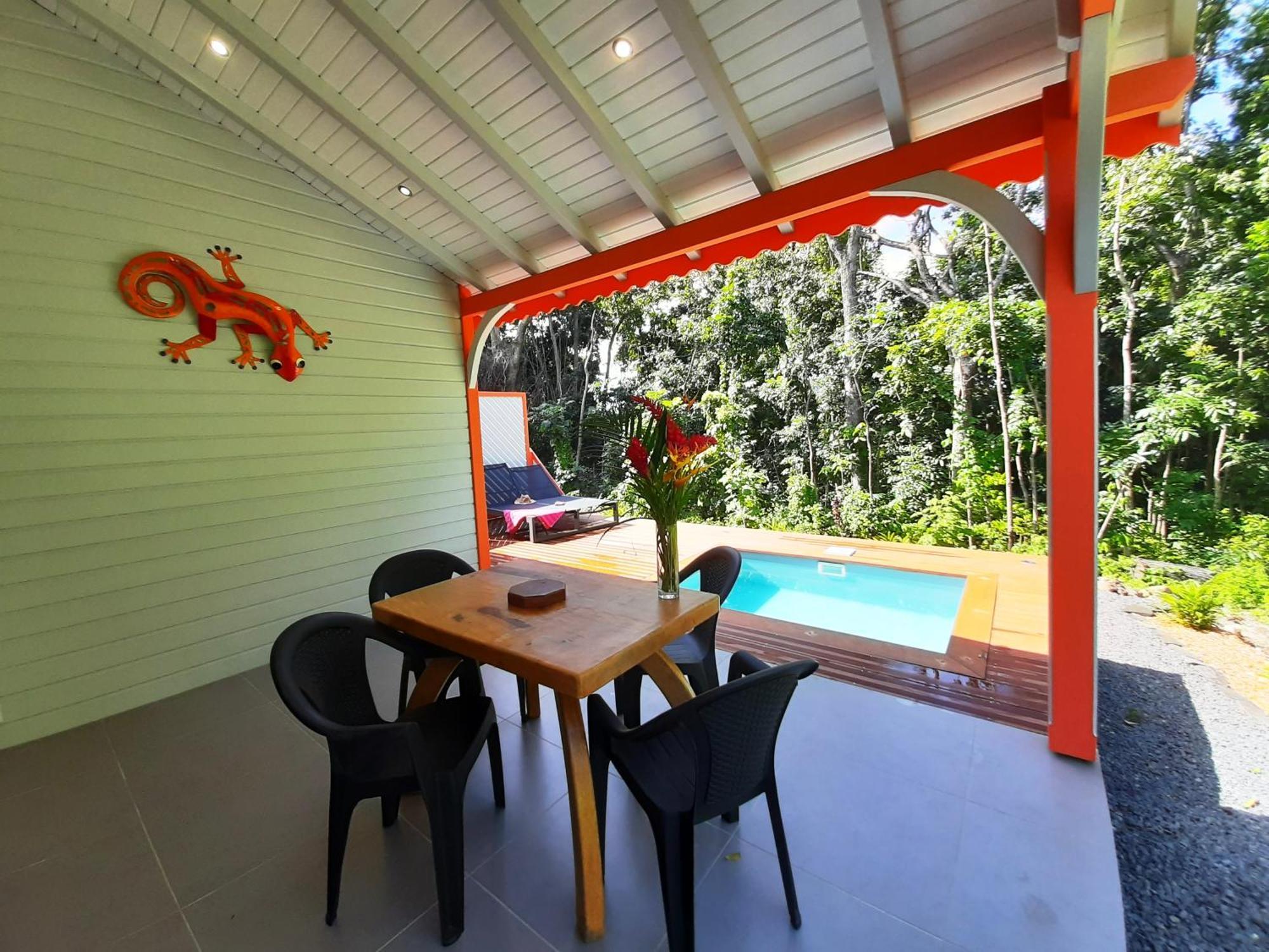 Caraibes Cottages Corail Piscine Privee A 900M De La Plage De Grande Anse Deshaies Εξωτερικό φωτογραφία